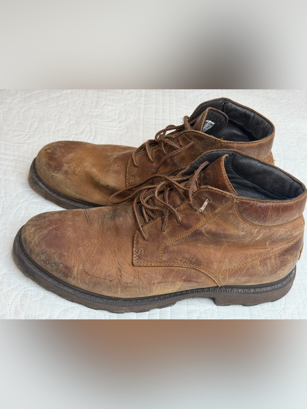 Sorel Men's Madson II Chukka WP Leather Boots Size US 9.5 Tobaco 1921211256